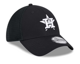 Houston Astros MLB New Era - 39THIRTY Black Neo Mesh Flexfit Cap