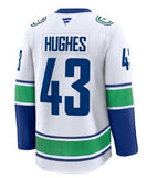 Vancouver Canucks NHL Fanatics – Quinn Hughes Away Premium Jersey