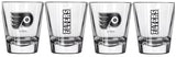 Philadelphia Flyers NHL Logo Brands - 2oz. Shot Glass 4-Pack