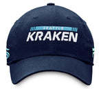 Seattle Kraken NHL Fanatics - Authentic Pro Rink Adjustable Cap