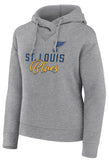 St. Louis Blues NHL Fanatics - Women's Script Hoodie