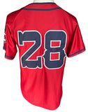 St. Louis Stars Negro League - Full Button Front Red Jersey