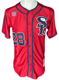 St. Louis Stars Negro League - Full Button Front Red Jersey