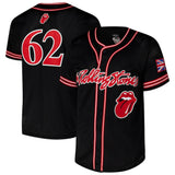 Rolling Stones - Baseball Jersey – Black