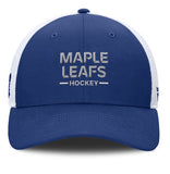 Toronto Maple Leafs NHL Fanatics - AP Rink Lockup Adjustable Trucker Cap