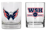 Washington Capitals NHL Logo Brands - Letterman 14oz. Rocks Glass