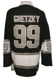 Los Angeles Kings NHL CCM - Wayne Gretzky Vintage Throw Back Home Jersey