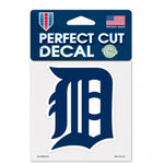 Detroit Tigers MLB WinCraft &nbsp;- 4" x 4" Perfect Cut Decal