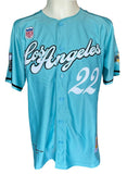 Los Angeles White Sox Negro League - Full Button Front Sky Blue Jersey