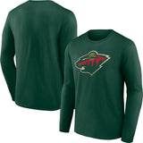 Minnesota Wild NHL Fanatics - Primary Logo Long Sleeve T-Shirt