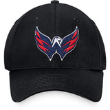 Washington Capitals NHL Fanatics – Basic Black Snapback Cap