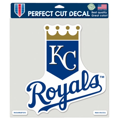 Kansas City Royals MLB WinCraft – Perfect Cut 8'' x 8'' Color Decal