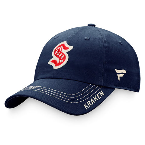 Seattle Kraken NHL Fanatics - Deep Sea Blue Winter Classic Adjustable Cap