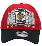 Chicago Blackhawks NHL New Era - 39THIRTY 6 Cups Banner Fitted Cap