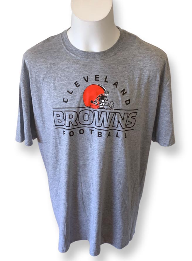 CLEVELAND BROWNS NFL TEAM LOGO WHITE T-SHIRT –