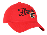 Calgary Flames NHL adidas - Top Stitch Logo Adjustable Cap