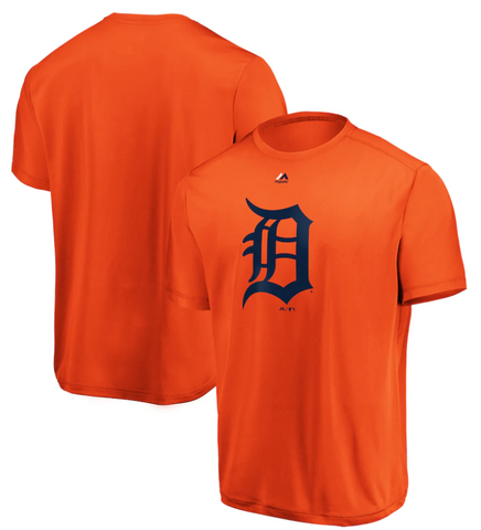 Detroit Tigers MLB Majestic - Synthetic Team Logo T-Shirt