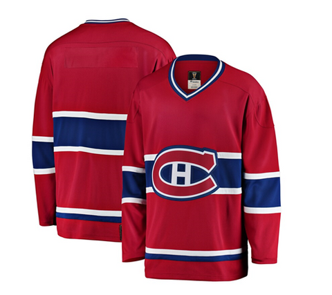 Montreal Canadiens NHL Fanatics – Red Premier Breakaway Heritage Jersey
