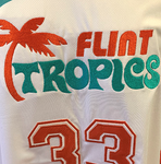 Flint Tropics #33 Jackie Moon – White Jersey