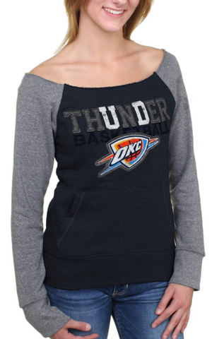 Oklahoma City Thunder NBA New Era - Women's Hardwood Classics Fleece Tee