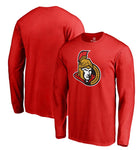 Ottawa Senators NHL Fanatics - Primary Logo Long Sleeve T-Shirt