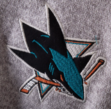 San Jose Sharks NHL adidas - Team Logo ¼ Zip Pullover Jacket