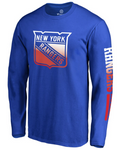New York Rangers NHL Fanatics - Gradient Logo Long Sleeve T-Shirt
