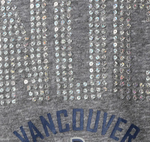 Vancouver Canucks NHL Alyssa Milano - Women's Plus Size Conference T-Shirt