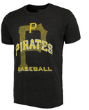 Pittsburgh Pirates MLB Majestic - Visionary Tri-Blend T-Shirt