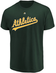 Oakland Athletics MLB Majestic - Team Wordmark T-Shirt