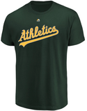 Oakland Athletics MLB Majestic - Team Wordmark T-Shirt
