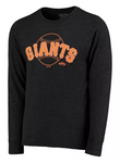 San Francisco Giants MLB Majestic Threads - Tri-Blend Long Sleeve T-Shirt