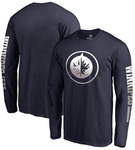 Winnipeg Jets NHL Fanatics - Gradient Logo Long Sleeve T-Shirt