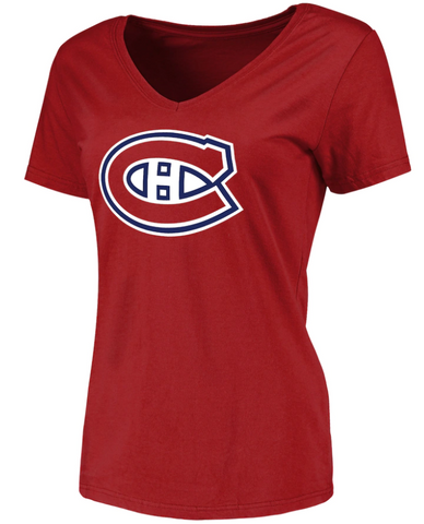 Montreal Canadiens NHL Fanatics - Women's Primary Logo T-Shirt