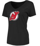 New Jersey Devils NHL Fanatics - Women's Primary Logo T-Shirt