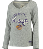 Los Angeles Kings NHL CCM - Women's Comfy Crew V-Neck Sweater