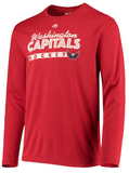 Washington Capitals NHL Majestic - Crash Net Cool Base Long Sleeve T-Shirt