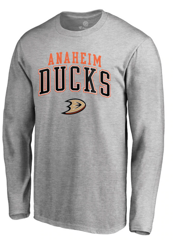 Anaheim Ducks NHL Fanatics – Stacked Arch Long Sleeve T-Shirt