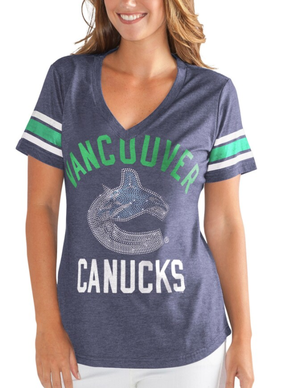 Vancouver Canucks NHL Carl Banks G III Sports Women s Big Game