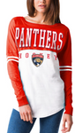 Florida Panthers NHL New Era - Women's Varsity Long Sleeve T-Shirt
