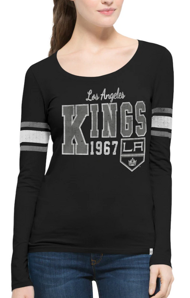 Los Angeles Kings NHL '47 Brand Women's Home Long Sleeve Slim