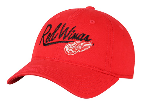 Detroit Red Wings NHL adidas - Top Stitch Logo Adjustable Cap