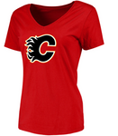 Calgary Flames NHL Fanatics - Women's Primary Logo Short Sleeve T-Shirt