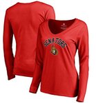 Ottawa Senators NHL Fanatics - Women's Arch Long Sleeve T-Shirt