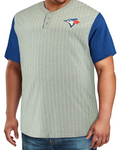 Toronto Blue Jays MLB Majestic - Pinstripe Henley T-Shirt