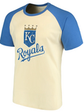 Kansas City Royals MLB Majestic Threads - Softhand Raglan T-Shirt