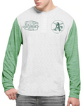 Oakland Athletics MLB '47 Brand - Henley Long Sleeve T-Shirt