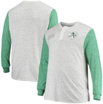 Oakland Athletics MLB '47 Brand - Henley Long Sleeve T-Shirt