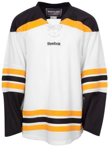 Boston Bruins NHL Reebok Edge Practice Jersey White Pro Look