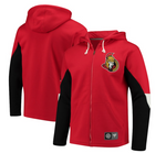 Ottawa Senators NHL Fanatics - Breakaway Lace-Up Full-Zip Hoodie